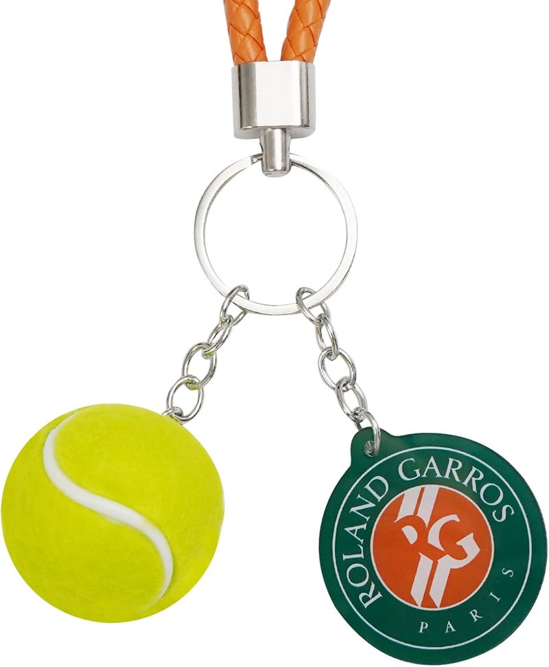 WILMIN Mini Tennis ball Keychain, Grand Slam Style - Image 1
